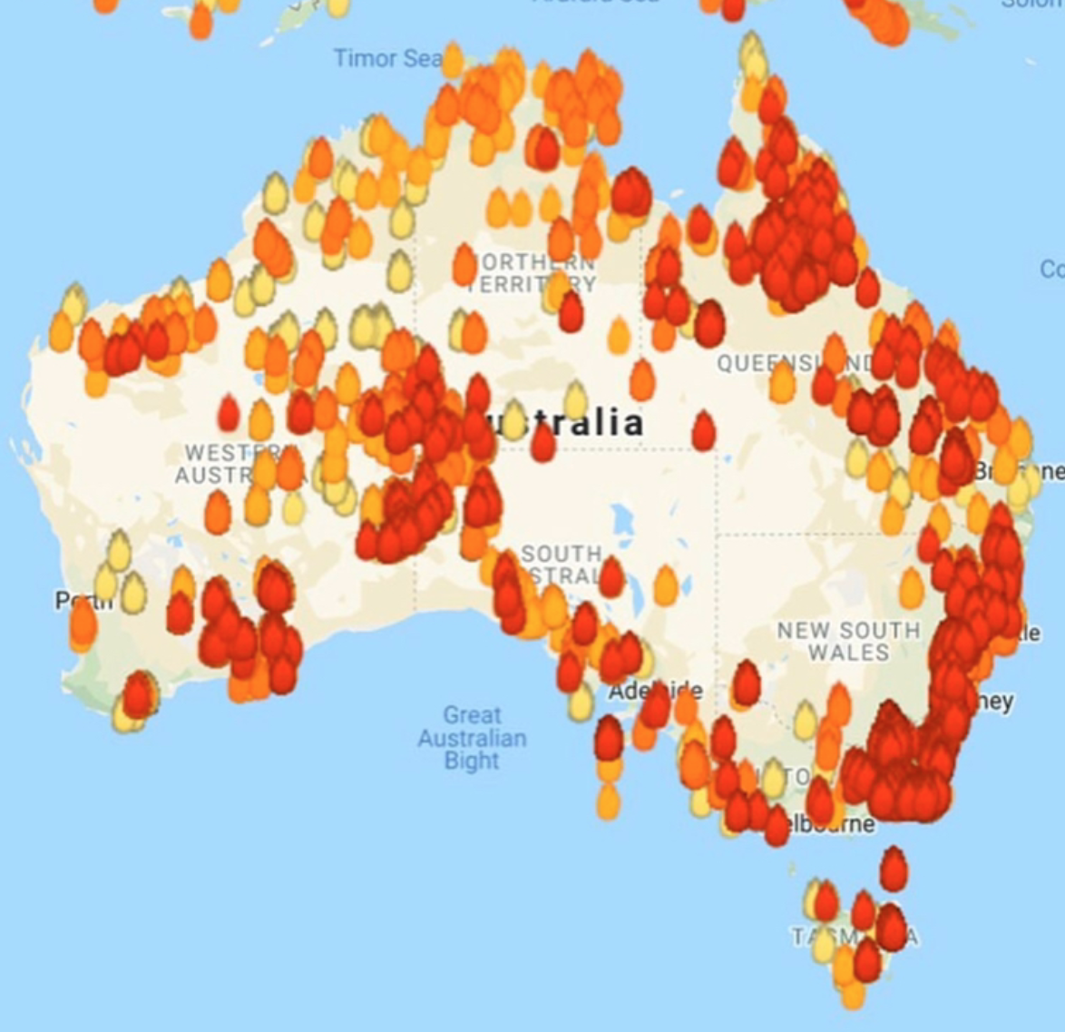 オーストラリア山火事 森林火災 原因と現在の状況 白い旅人ブログ
